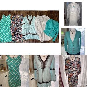 Luxury Boho Dress Lot 5pc: SILK & CASHMERE Figue Milly Calypso St Barth M/S/XS
